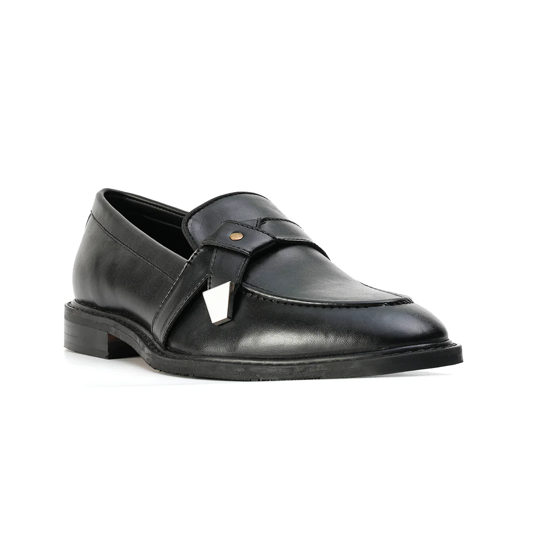 Monkstory Belted Slip-Ons - Matte Black - Image 4