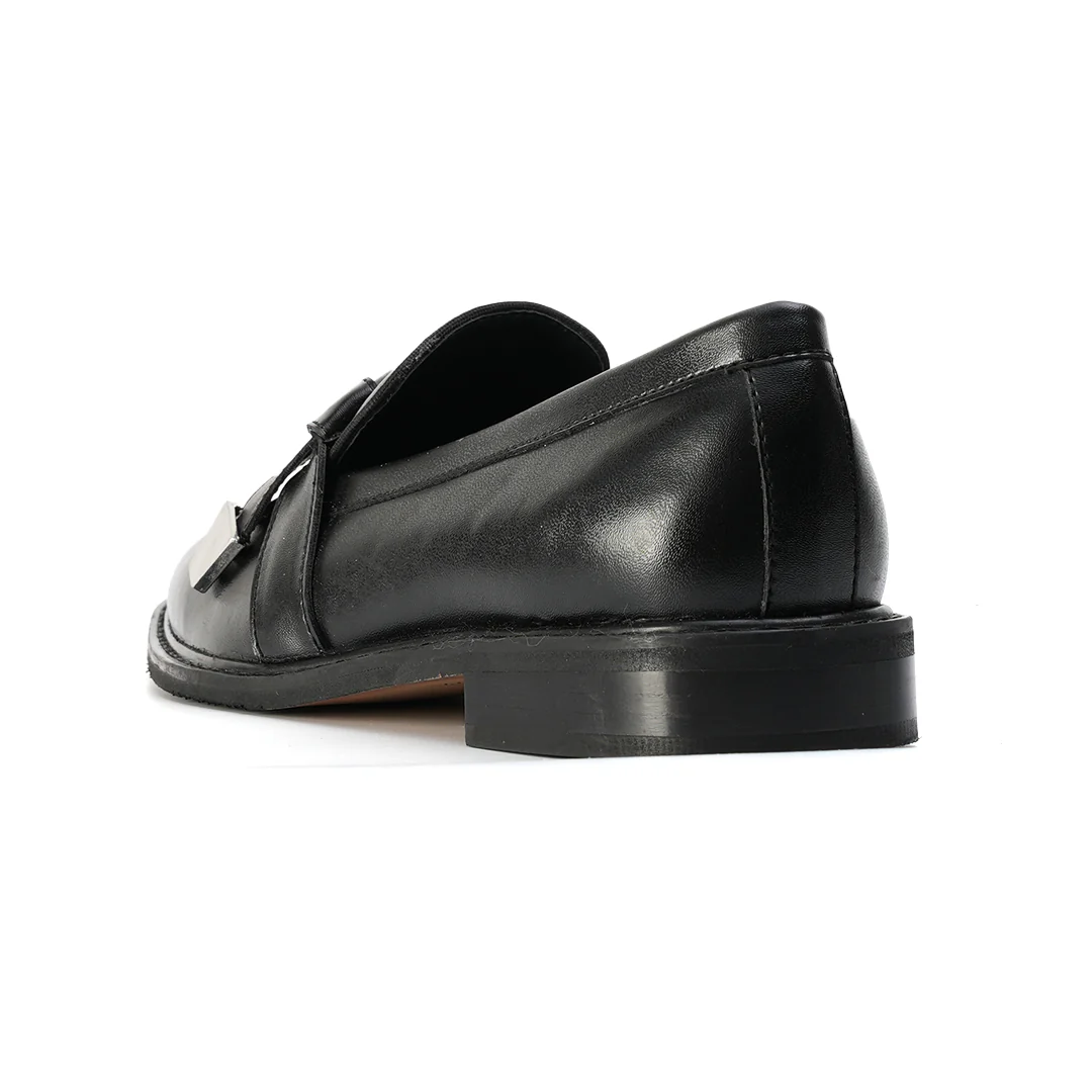 Monkstory Belted Slip-Ons - Matte Black - Image 6