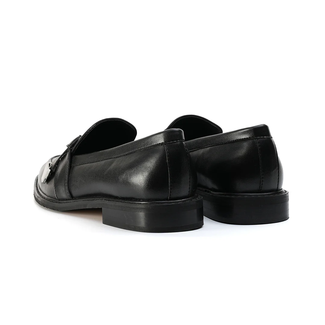Monkstory Belted Slip-Ons - Matte Black - Image 8