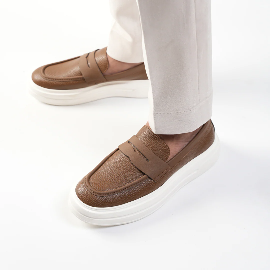 Monkstory Chunky Luxe Slip-On Sneakers - Tabac Brown - Image 3