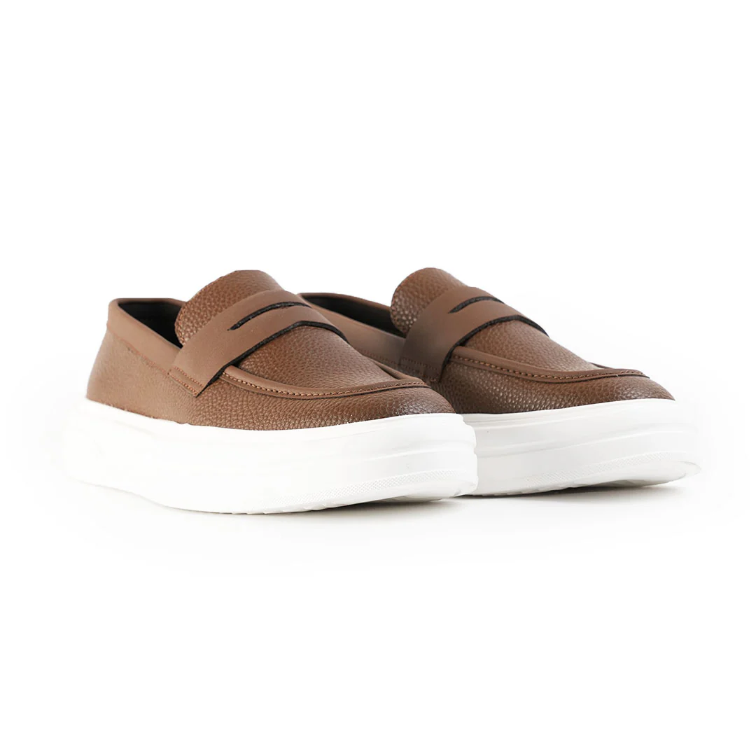 Monkstory Chunky Luxe Slip-On Sneakers - Tabac Brown - Image 8
