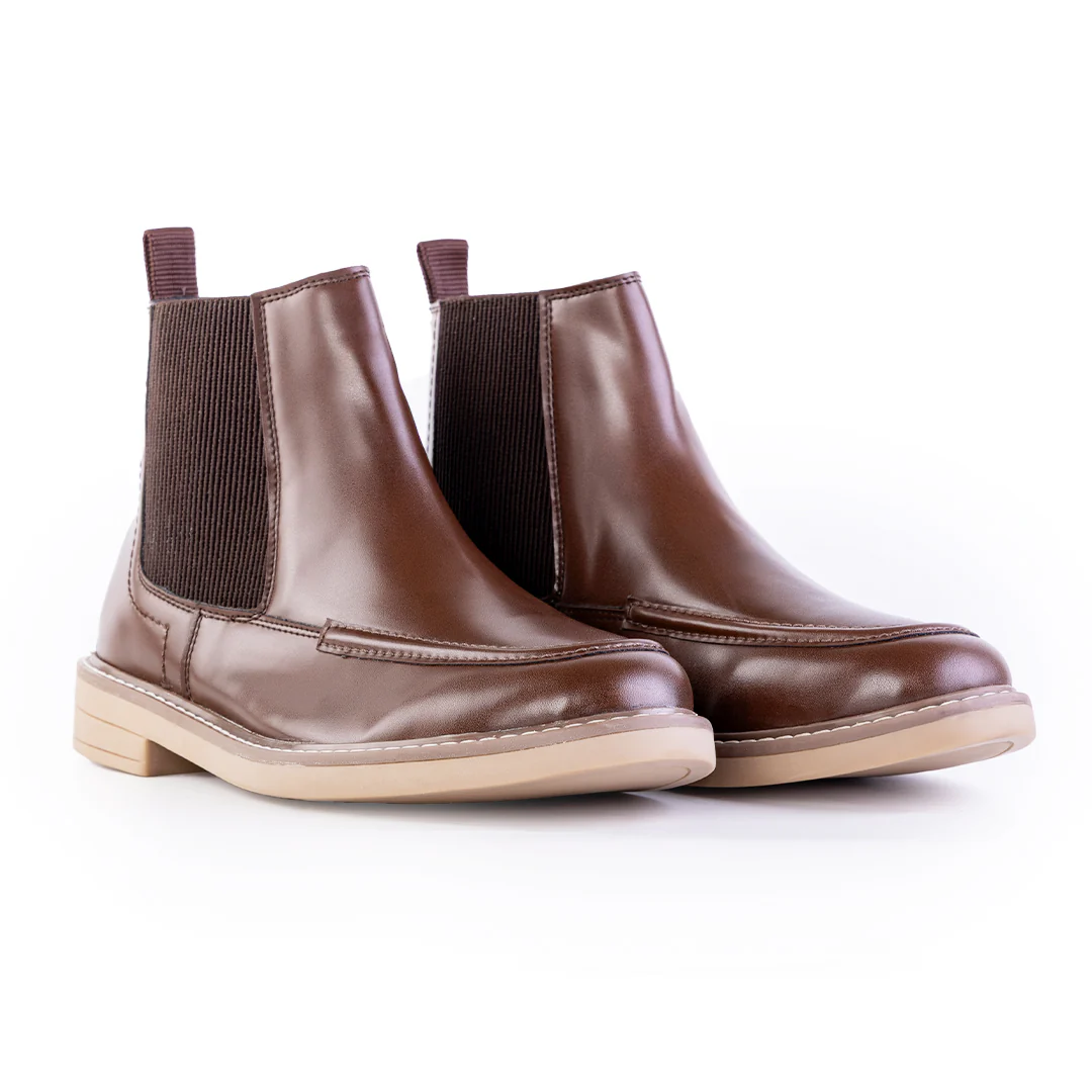 Monkstory Classic Chelsea Boots - Mocha Brown - Image 6