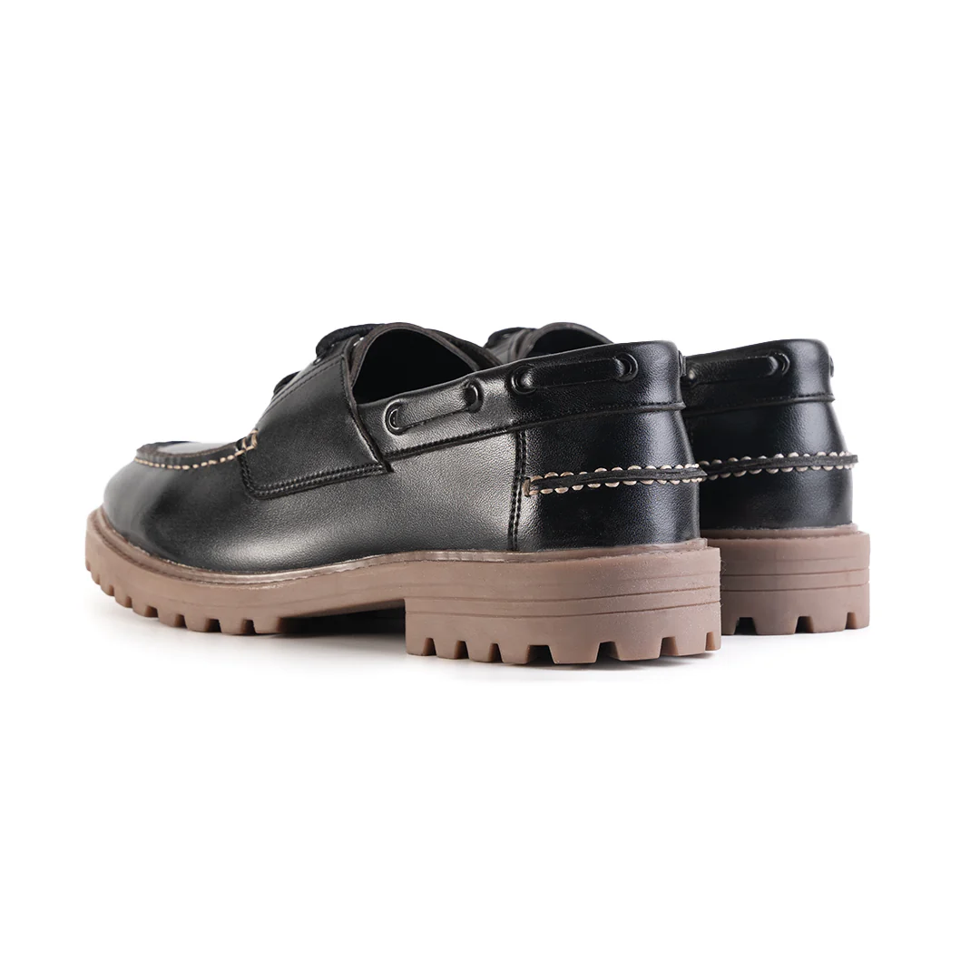 Monkstory Cosmopolitan Boat Loafers - Black - Image 8