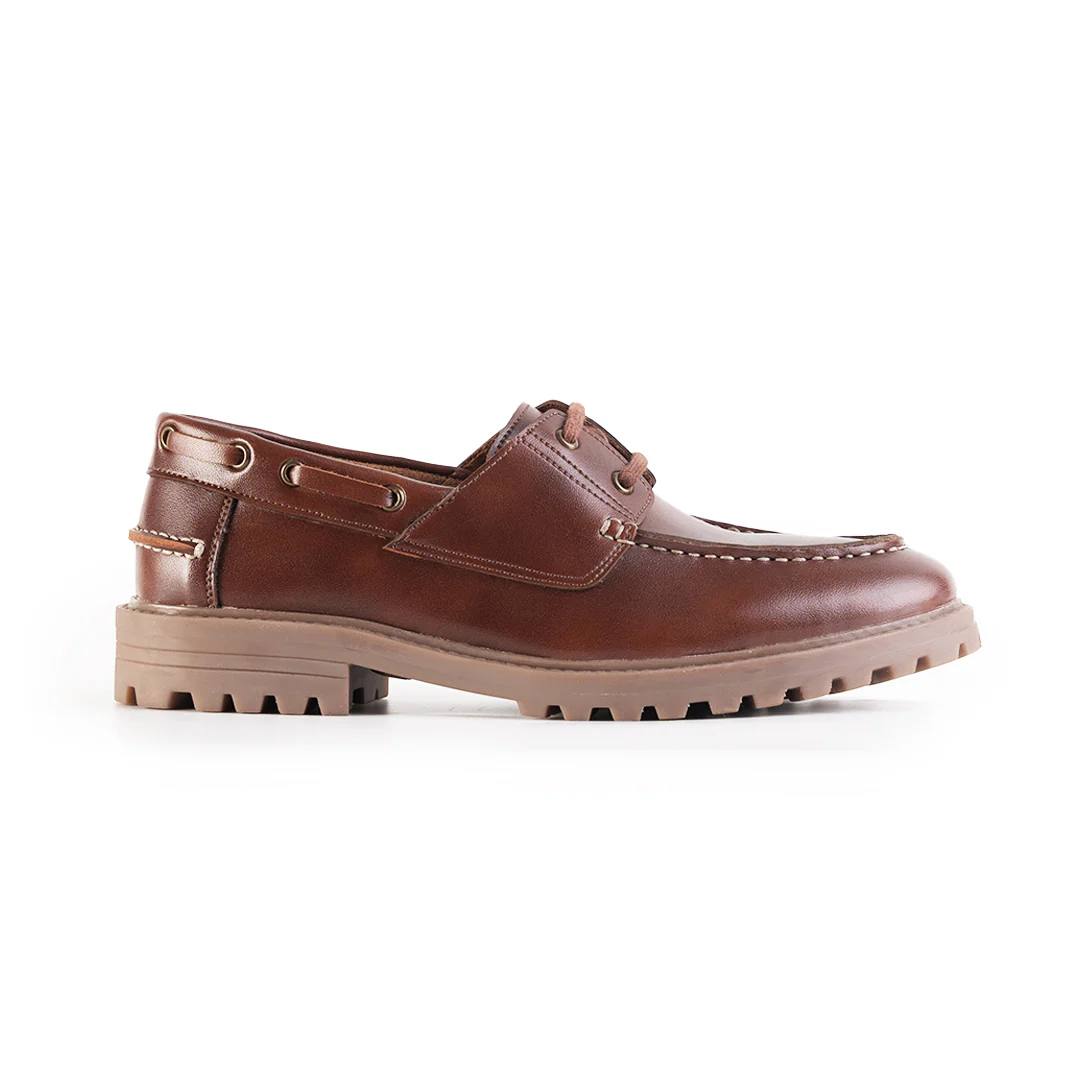 Monkstory Cosmopolitan Boat Loafers  - Tan - Image 3