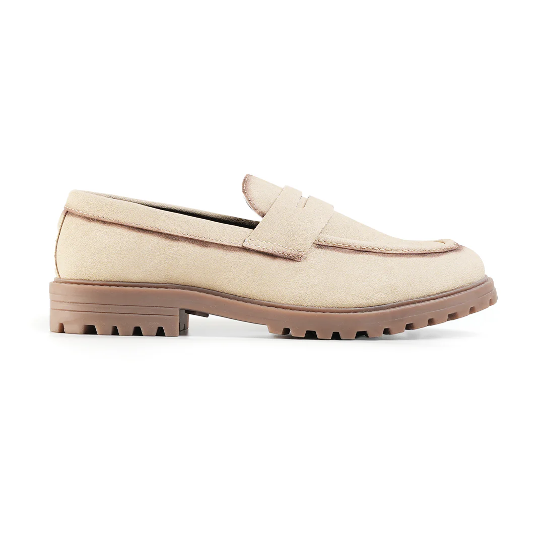 Monkstory Cosmopolitan Dune Penny Loafers  - Beige - Image 9