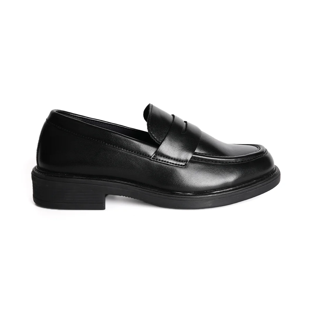 Monkstory Cosmopolitan Penny Loafers  - Black - Image 4