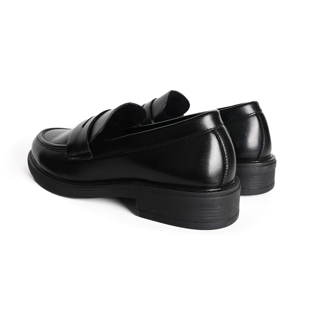 Monkstory Cosmopolitan Penny Loafers  - Black - Image 8