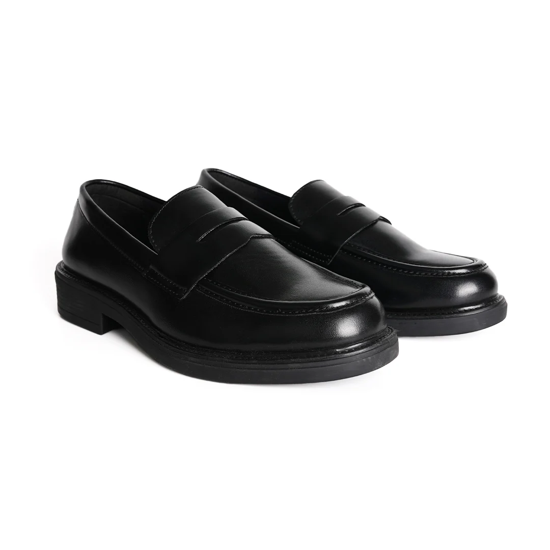 Monkstory Cosmopolitan Penny Loafers  - Black - Image 9