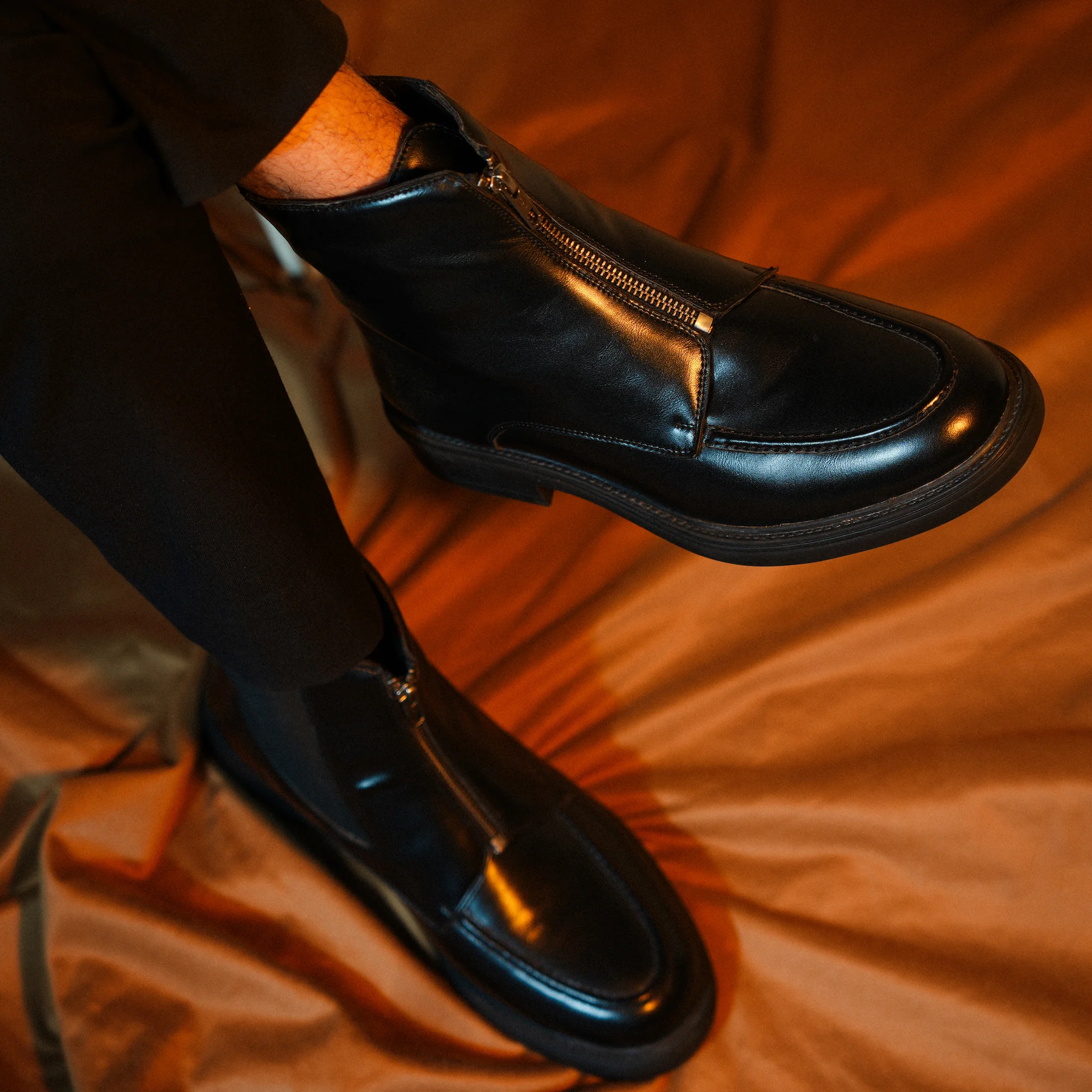 Monkstory Cosmopolitan Zip-Up Boots  - Black - Image 10
