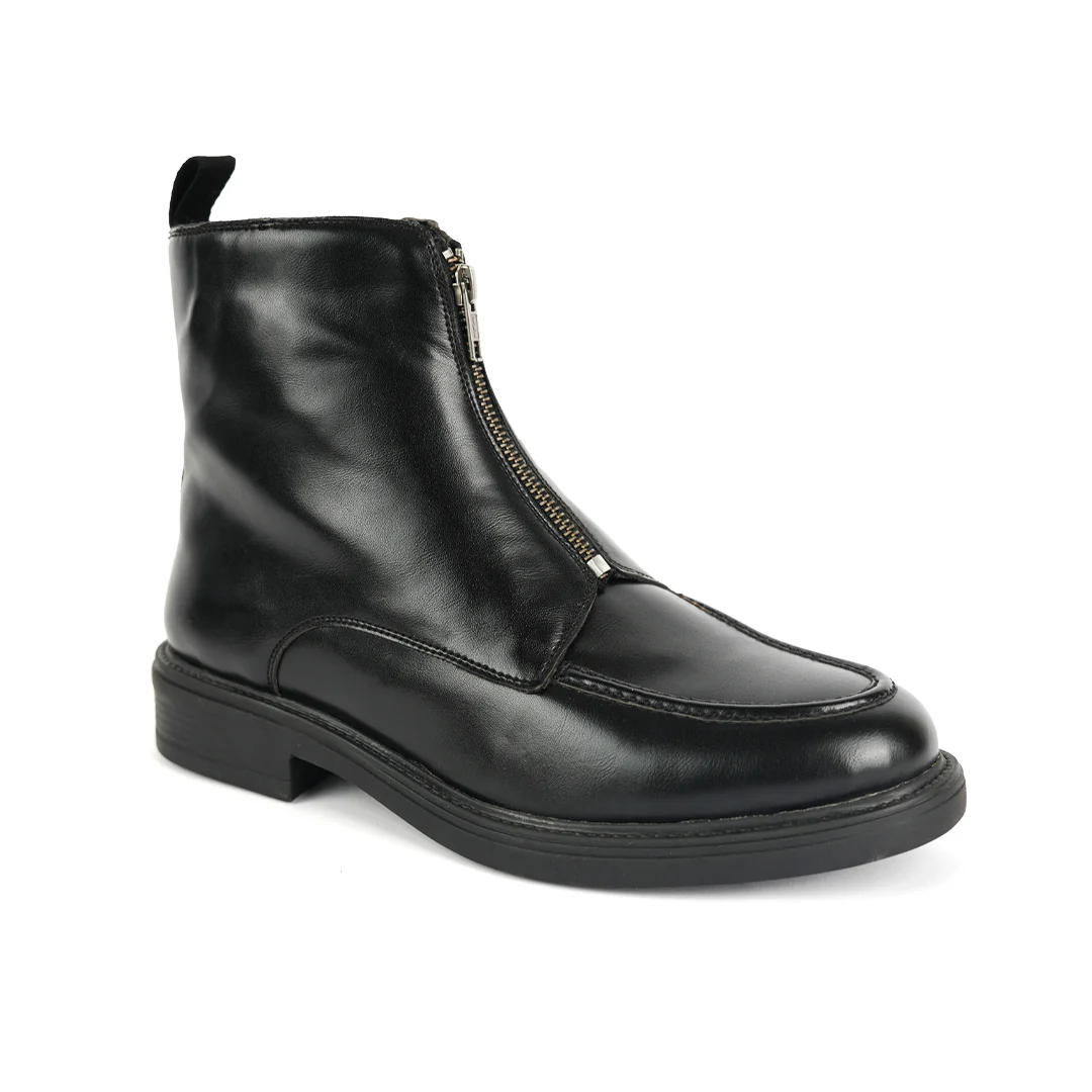 Monkstory Cosmopolitan Zip-Up Boots  - Black - Image 6