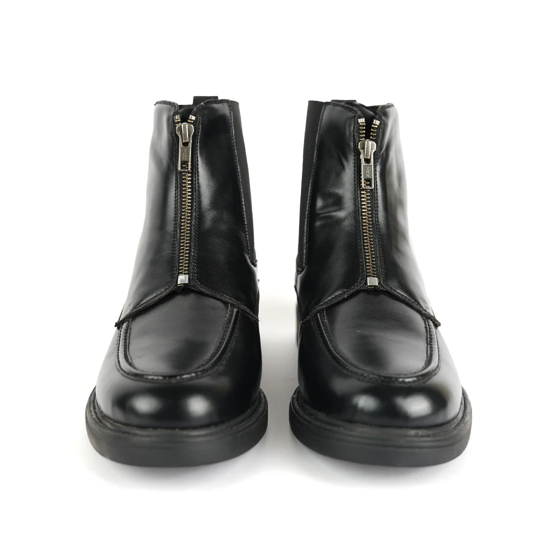 Monkstory Cosmopolitan Zip-Up Boots  - Black - Image 9