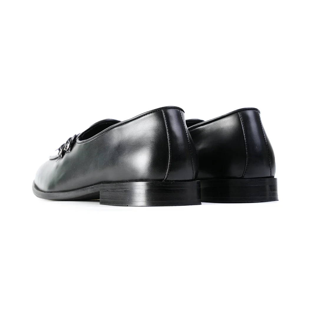 Monkstory Twin Braided-Bit Loafers – Black - Image 10