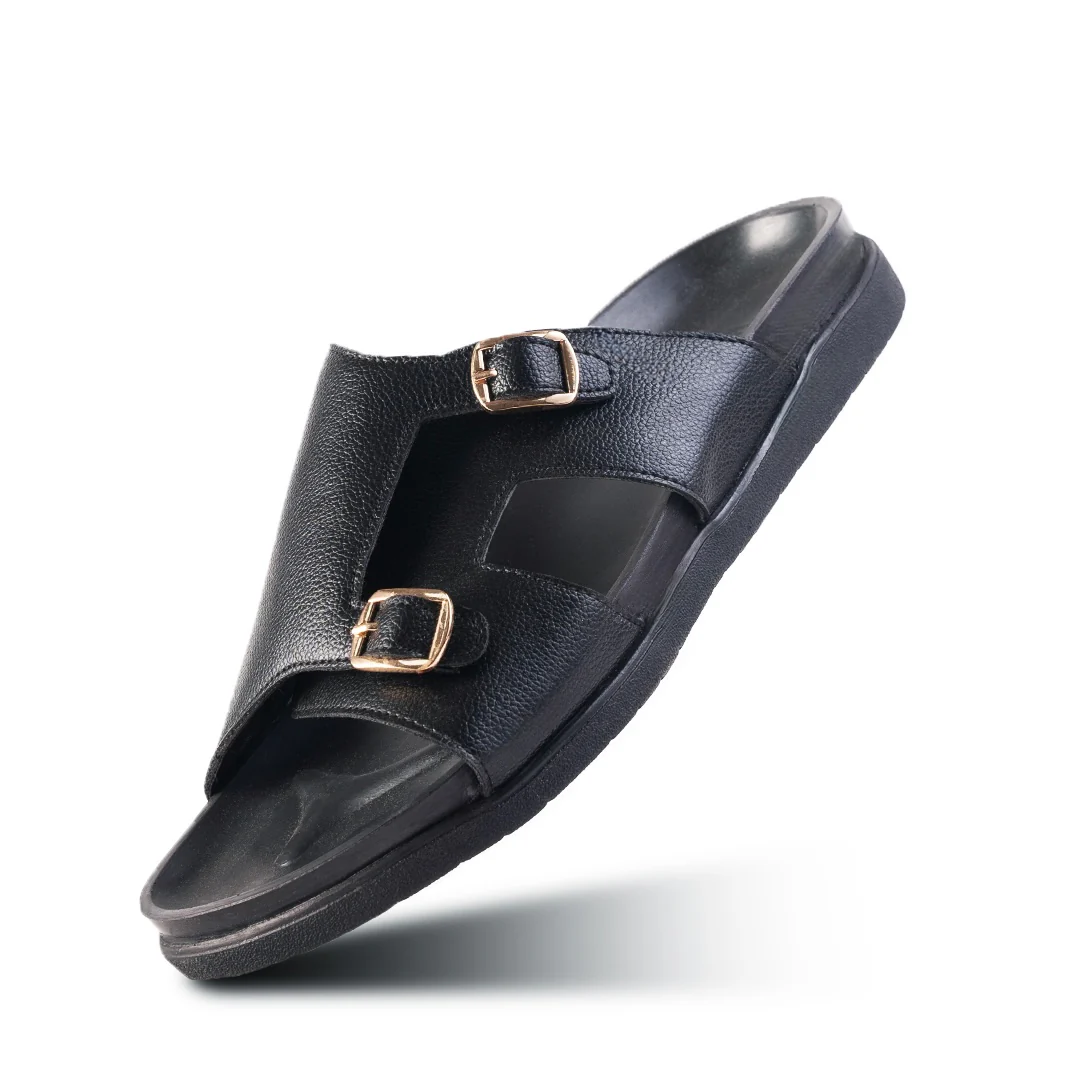 Monkstory Double Monk Footbed Sandals - Black - Image 4