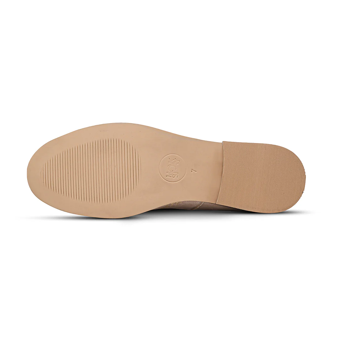 Monkstory Embroidered Slip-ons - Beige - Image 5