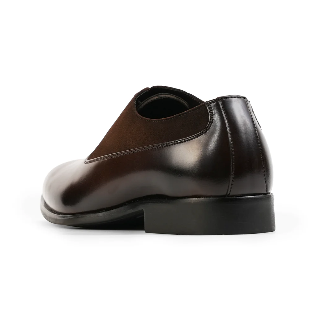 Monkstory Glossy-Suede Oxford Hybrid Lace-ups - Brown - Image 7