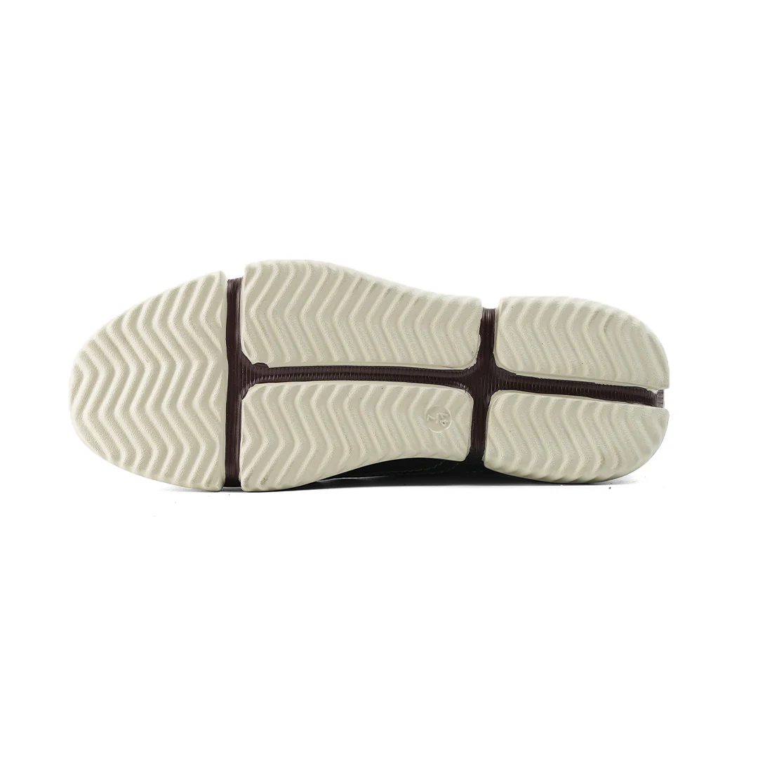 Monkstory Gravity Lift Supreme Comfort Mesh Slip-On Sneakers - Taupe Beige & Brown - Image 12