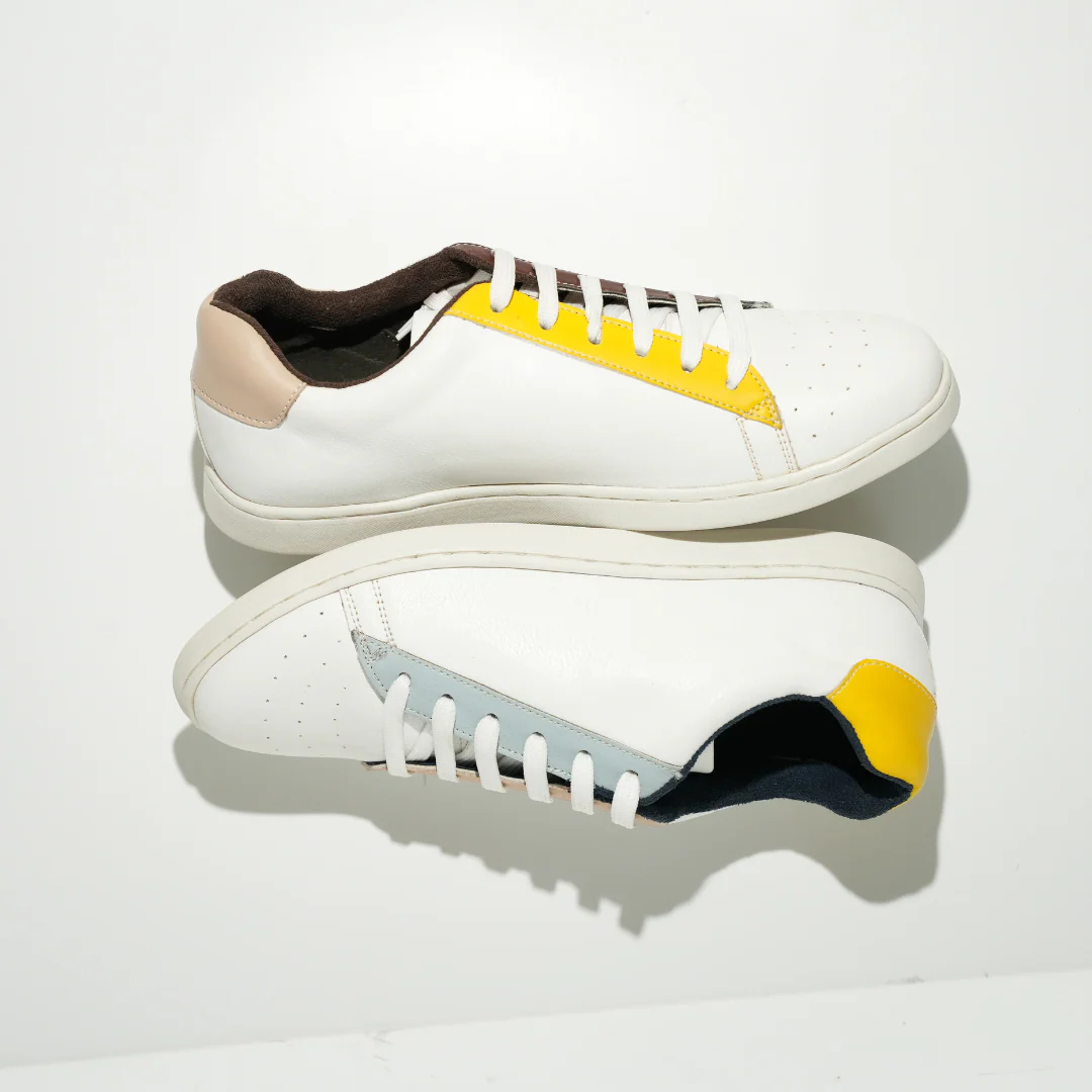 Monkstory Mismatch Alter-Ego Lace Sneakers - White - Image 4