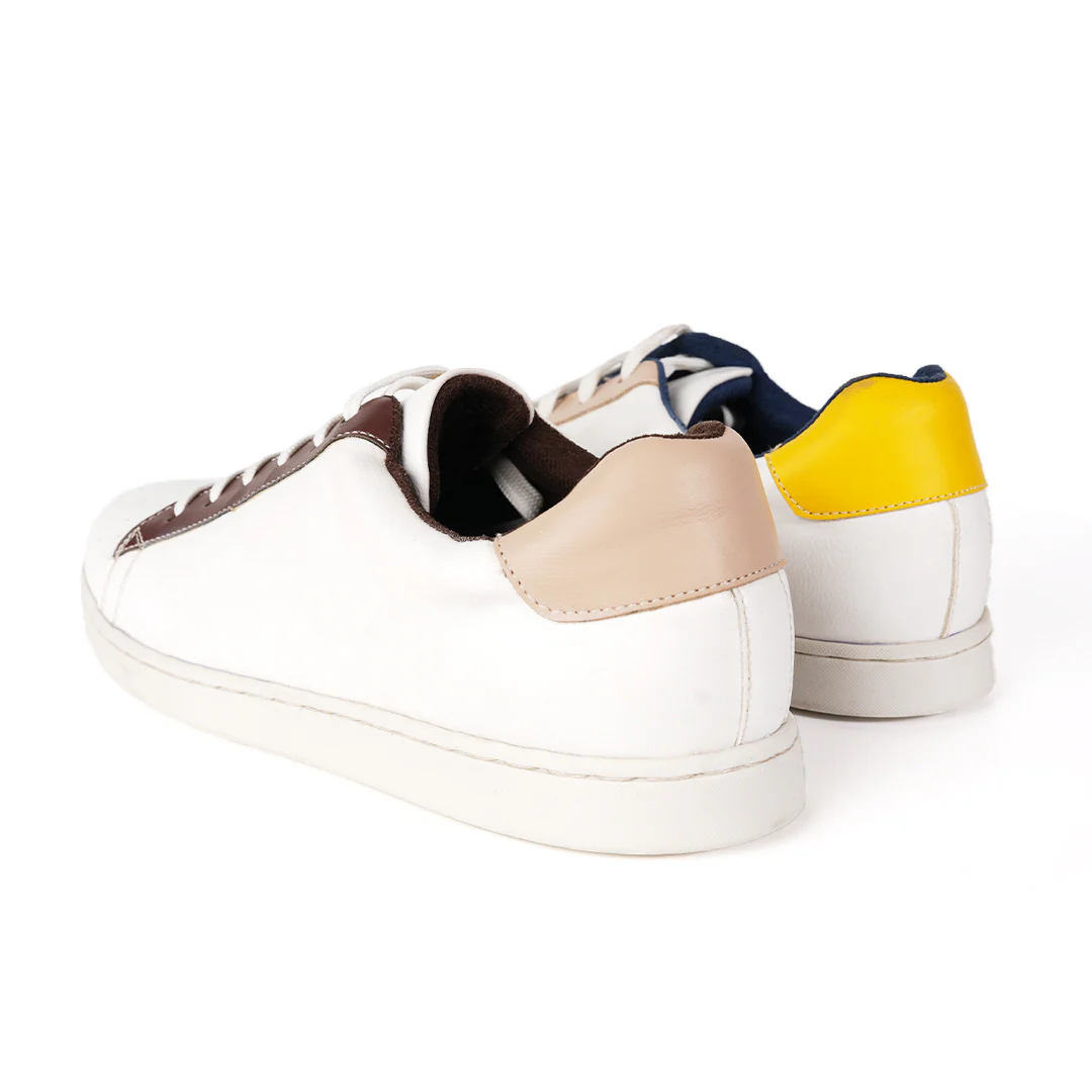 Monkstory Mismatch Alter-Ego Lace Sneakers - White - Image 5