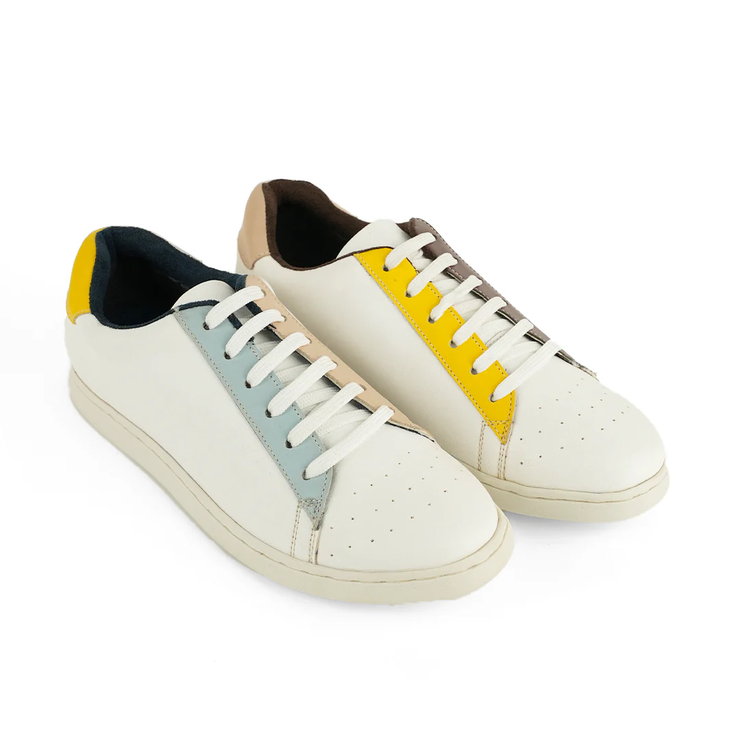 Monkstory Mismatch Alter-Ego Lace Sneakers - White - Image 6