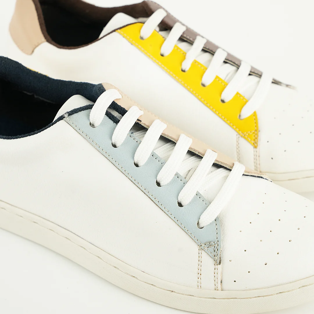 Monkstory Mismatch Alter-Ego Lace Sneakers - White - Image 7
