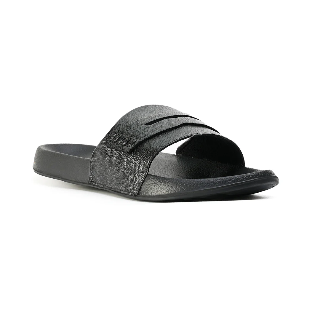 Monkstory Old Money Minimalist Sliders - Black - Image 4