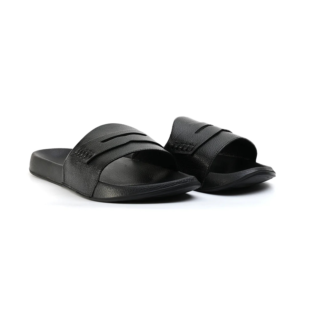 Monkstory Old Money Minimalist Sliders - Black - Image 7