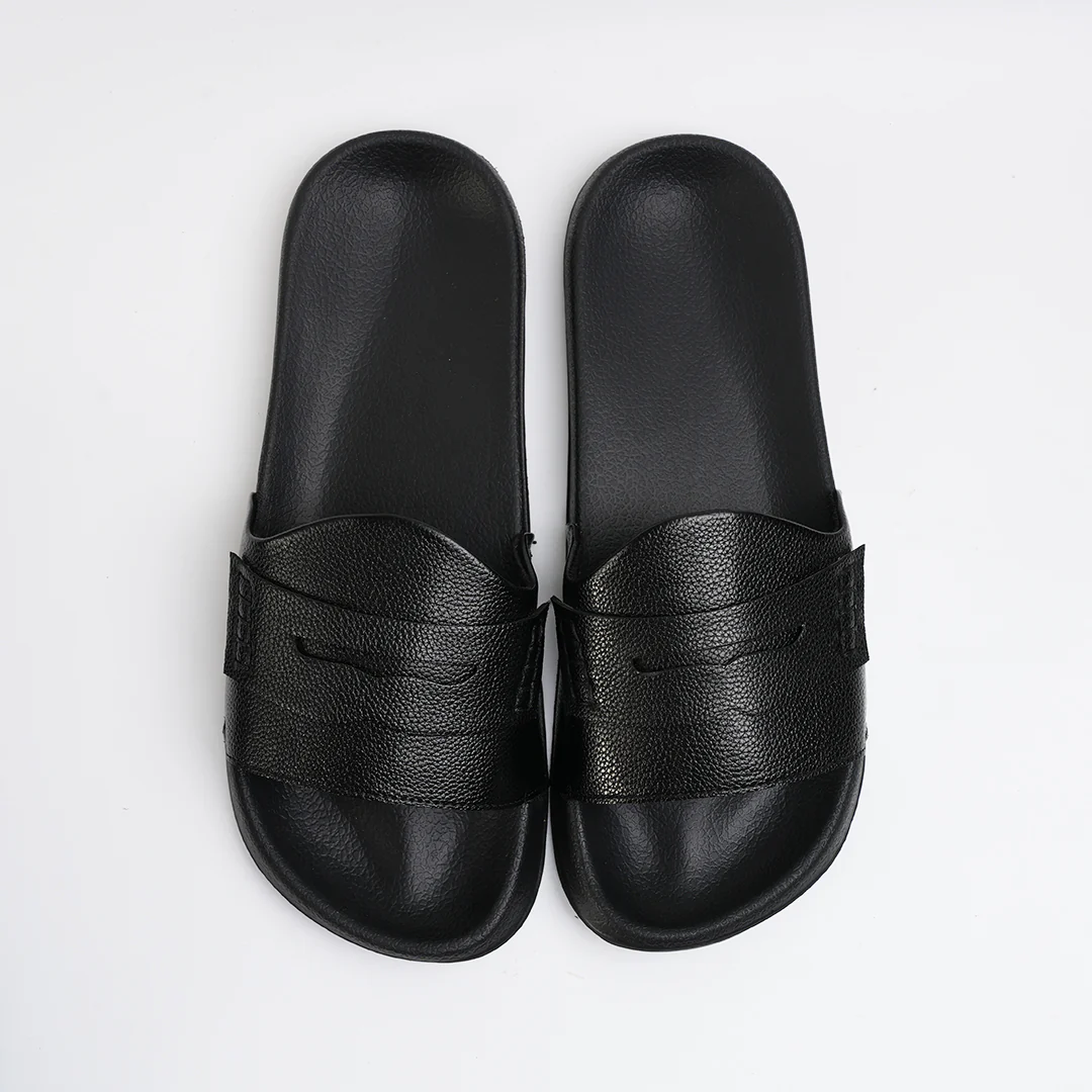 Monkstory Old Money Minimalist Sliders - Black - Image 9