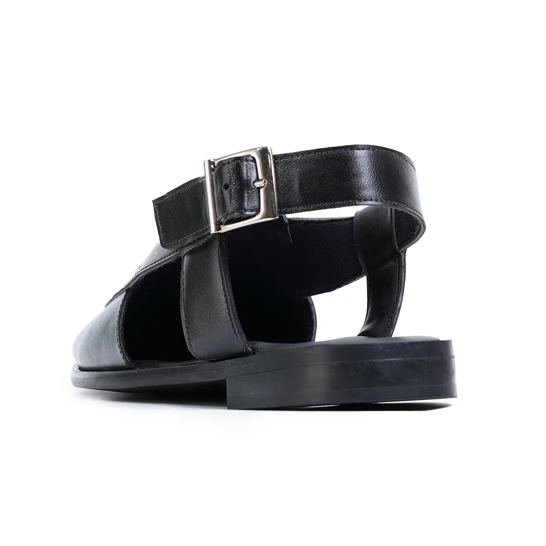 Monkstory Studded Nawabi Sandals - Black - Image 8