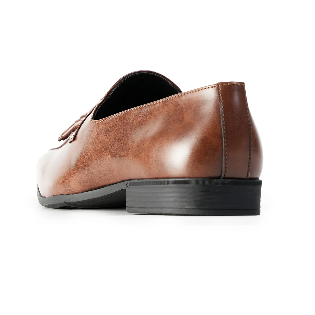 Monkstory Tassel Loafers with Rose-Gold Bit β Brown - Image 6