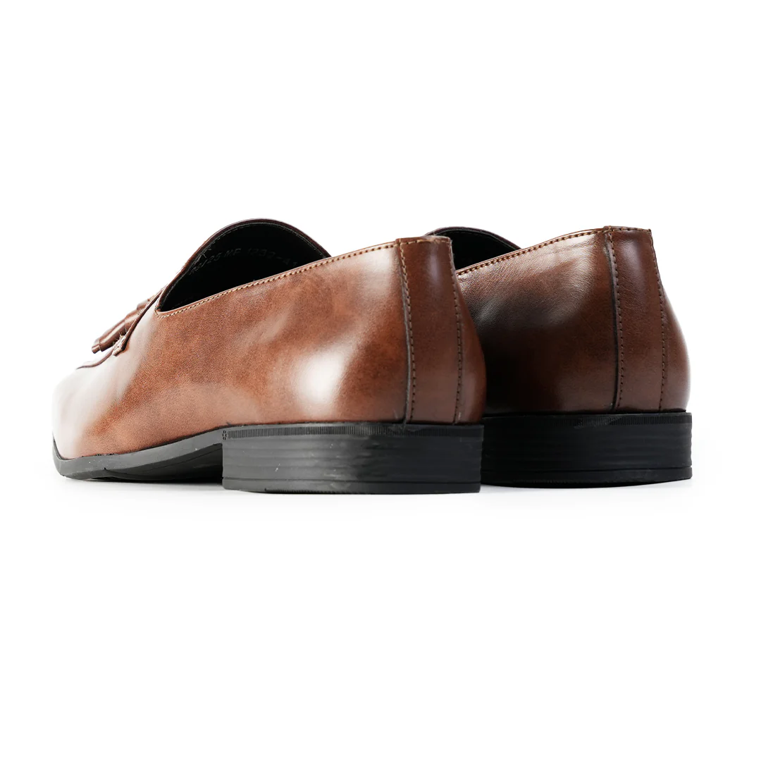 Monkstory Tassel Loafers with Rose-Gold Bit β Brown - Image 9