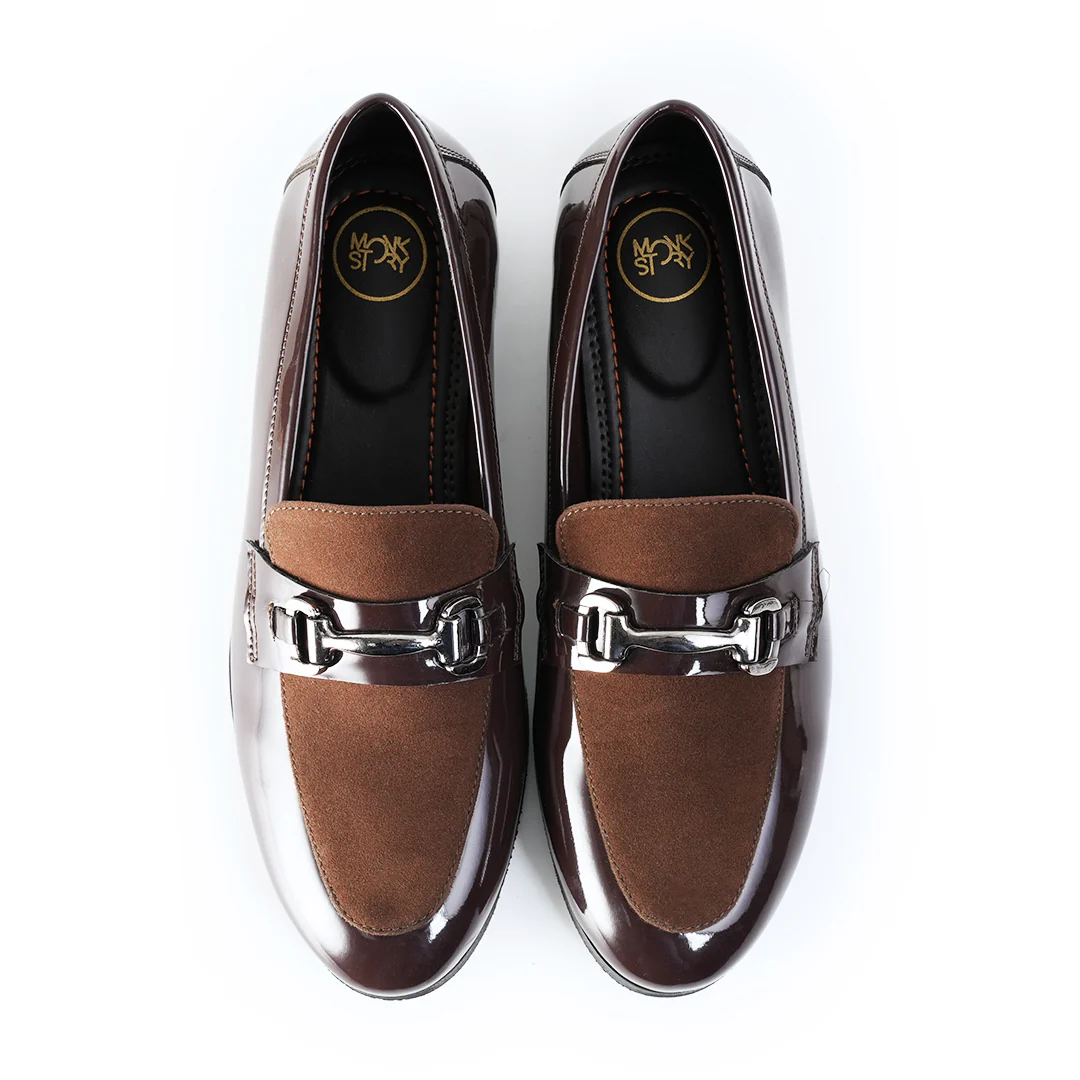 Monkstory Tux Bit Slip-Ons - Brown - Image 4