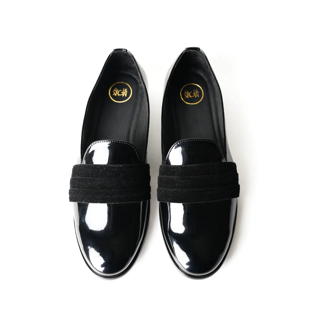 Monkstory Tuxedo Slip-ons - Black - Image 7