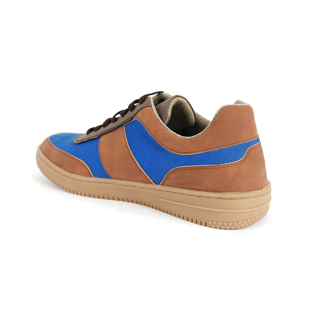 Monkstory Urban Street Sneakers - Blue/Brown - Image 6