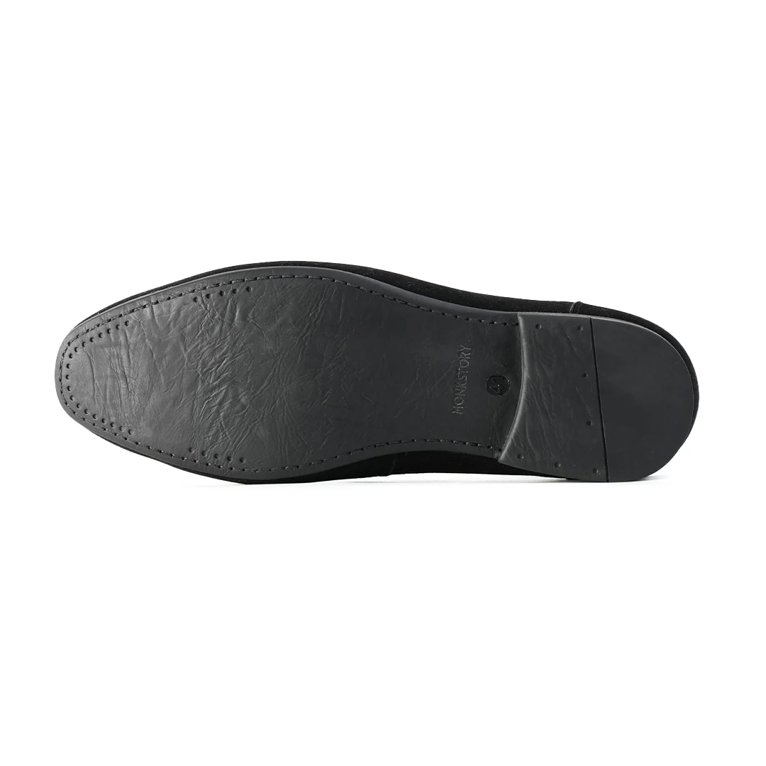 Monkstory Vintage Horsebit Loafers - Black - Image 10