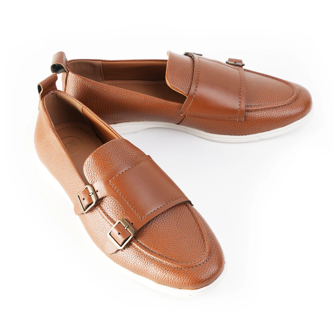 Monkstory Yacht Club Double Monk Slip-Ons - Tan - Image 5