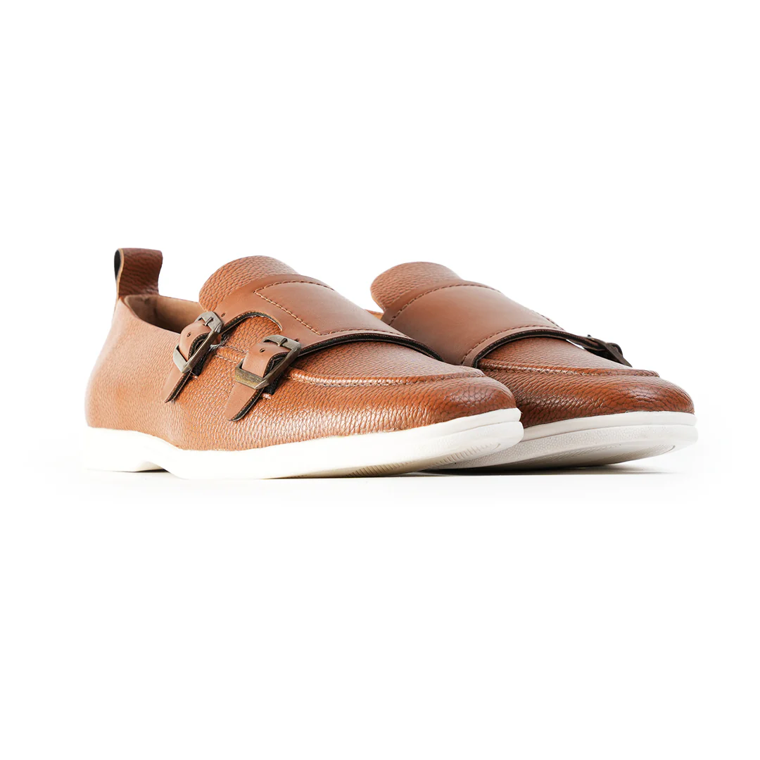 Monkstory Yacht Club Double Monk Slip-Ons - Tan - Image 7