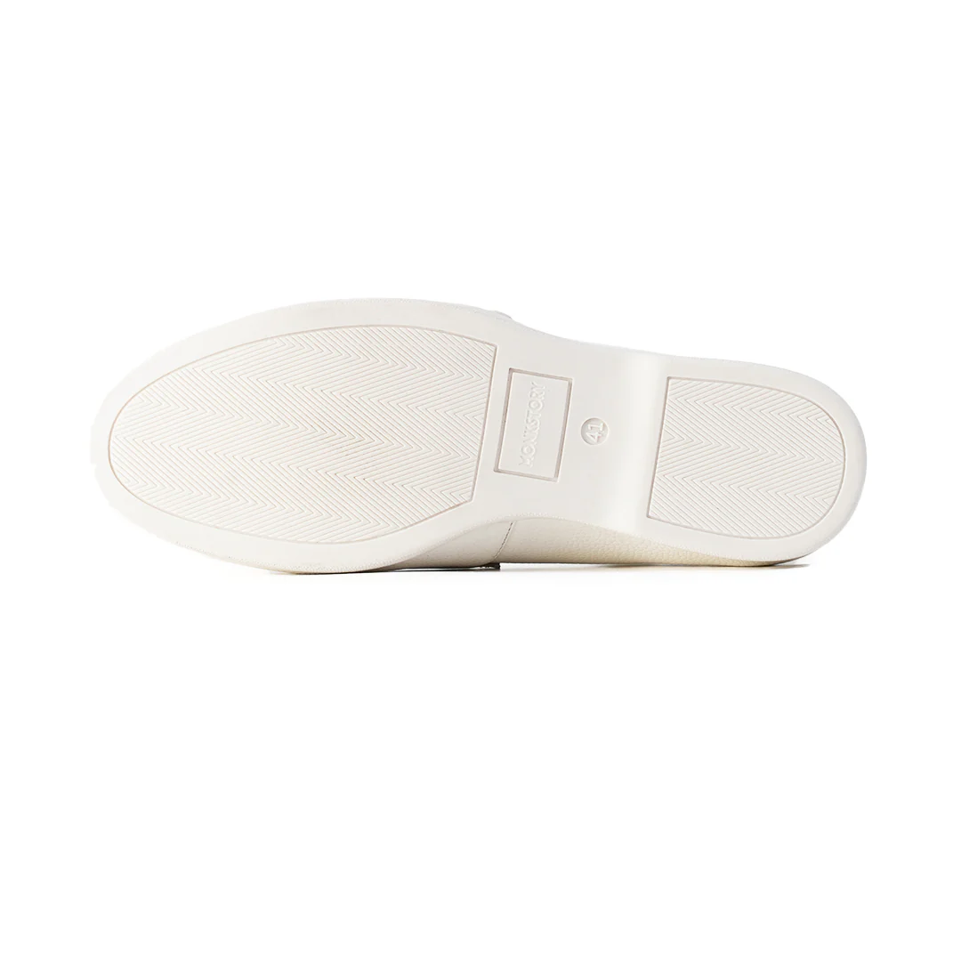 Monkstory Yacht Club Double Monk Slip-Ons - White - Image 8