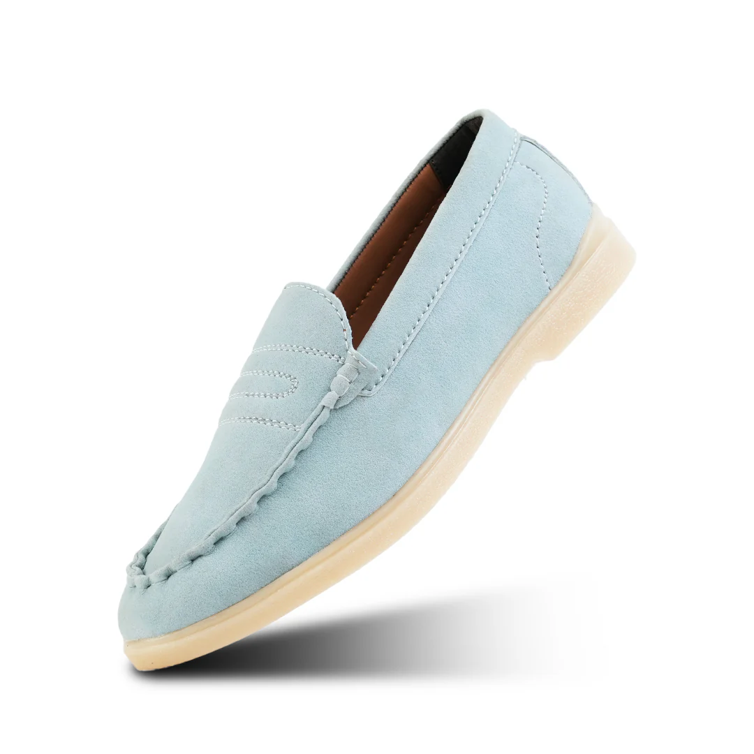 Monkstory Yacht Club Penny Stitch Loafers - Coastal Sky