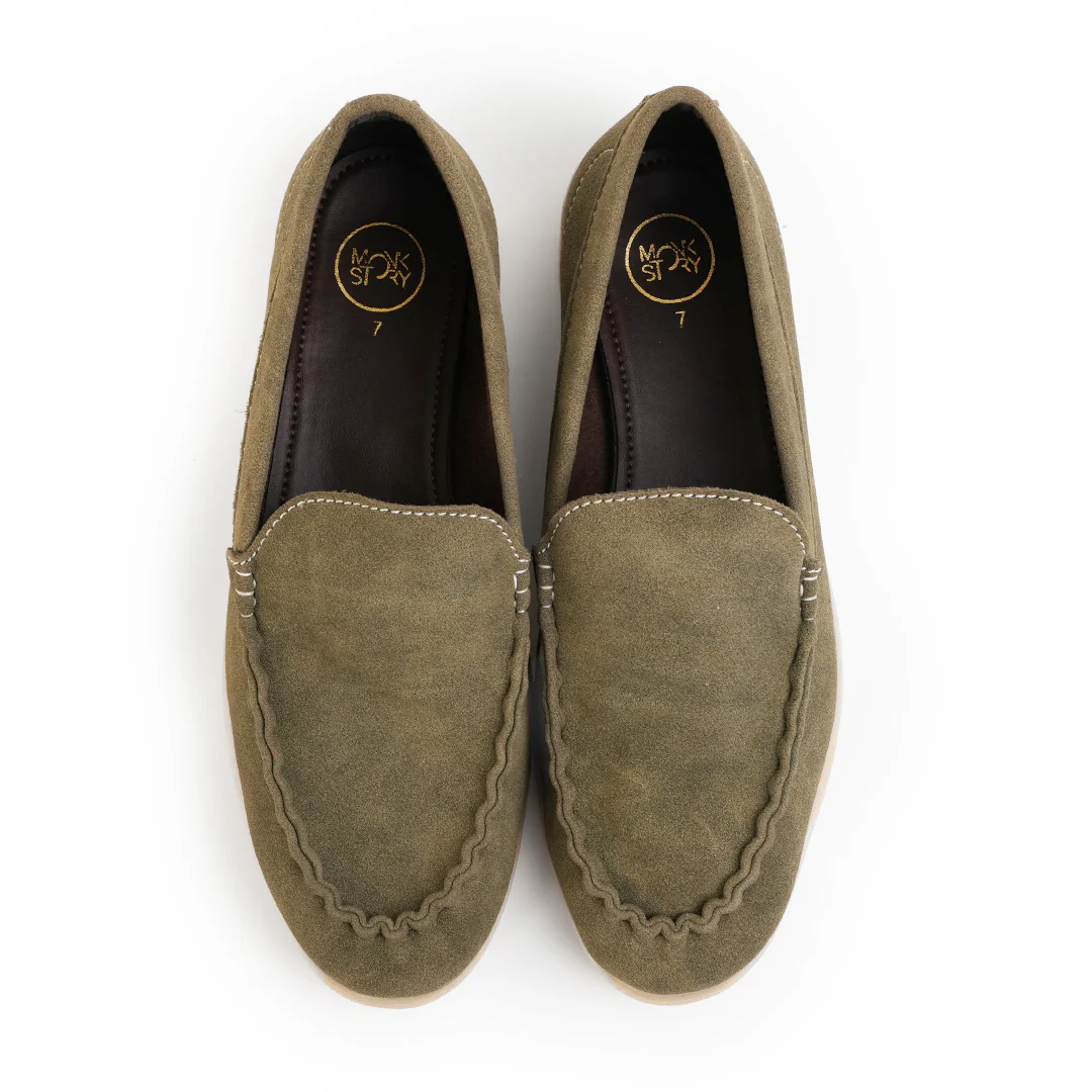 Monkstory Yacht Club Loafers - Olive Grove - Image 6