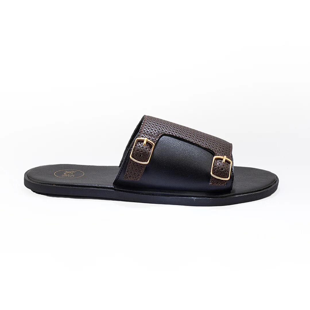 T-Rad Double Monk Strap Sandals - Black/brown - Image 4